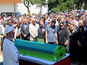 Eski Rektör Sütbeyaz'ın cenaze töreninde gözyaşları sel oldu