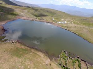 Erzurum'un göletleri çiftçinin yüzünü güldürdü