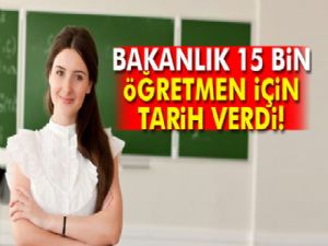 15 bin sözleşmeli öğretmen istihdam edilecek