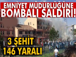 Elazığ Emniyet Müdürlüğü'ne bombalı saldırı!