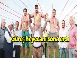 Güreş heyecanı sona erdi