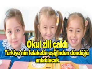 Okul zili çaldı