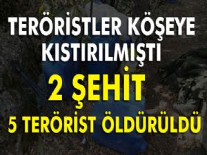 Köşeye kıstırılmışlardı: 5'i öldürüldü