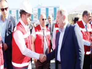 Bakan Akdağ, sağlık  kampüsü inşaatını inceledi