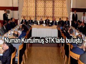 Başbakan Yardımcısı Kurtulmuş STK'larla buluştu