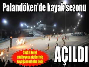Palandöken'de kayak sezonu açıldı...