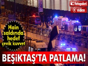 Beşiktaş'ta patlama, İstanbul Beşiktaş'ta şok patlama... İşte ilk görüntüler...
