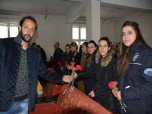 B.B. Erzurumspor Kulübü'nden Çevik Kuvvet'e başsağlığı ziyareti