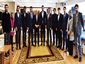 AK Parti Erzurum Gençlik Kolları'ndan Başkan Sekmen'e ziyaret
