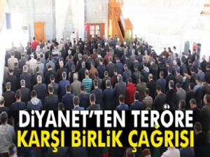 Diyanet'ten 'Gün, Teröre Karşı Yekvücut Olma Günüdür' konulu cuma hutbesi