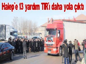 Erzurum'dan Halep'e yardım