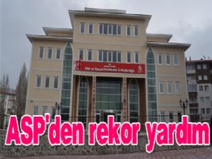 ASP'den rekor yardım