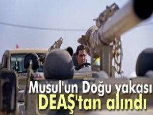 Musul'un Doğu yakası DEAŞ'tan alındı