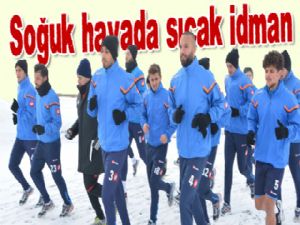 Soğuk havada sıcak idman