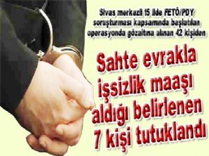 Sivas'ta FETÖ'den 7 kişi tutuklandı