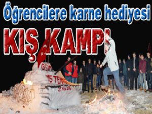 Öğrencilere karne hediyesi kış kampı