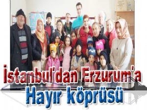 İstanbul'dan Erzurum'a hayır köprüsü