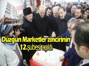 Düzgün'den izdiham yaratan açılış: 12. Şube açıldı