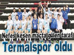 Nefes kesen maçta gülen taraf Termalspor oldu