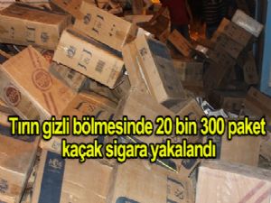 20 bin 300 paket kaçak sigarayla yakalanan Ukraynalı şoförden garip tepki