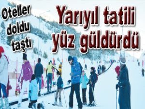 Yarıyıl tatili yüz güldürdü