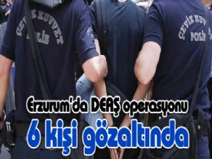Erzurum'da DEAŞ operasyonu: 6 gözaltı