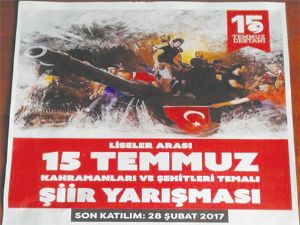 Sultanbeyli Erzurumlular Derneği'nden '15 TEMMUZ' KONULU ŞİİR YARIŞMASI