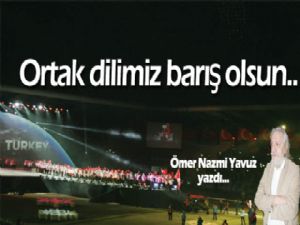 Ortak dilimiz barış olsun