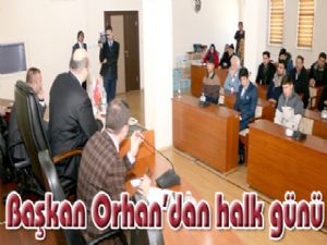 Başkan Orhan'dan halk günü