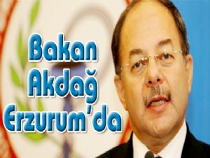 Bakan Akdağ Erzurum'da