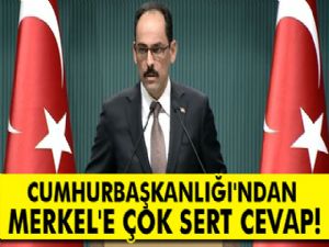 İbrahim Kalın'dan Merkel'e sert cevap