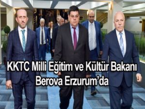 KKTC Milli Eğitim ve Kültür Bakanı Berova'dan, Başkan Sekmen'e ziyaret