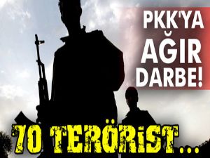 İçişleri Bakanlığı: Toplam 70 terörist etkisiz hale getirildi