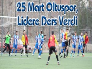 25 Mart Oltuspor, Lidere Ders Verdi