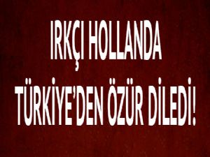 Hollanda Türkiye'den özür diledi
