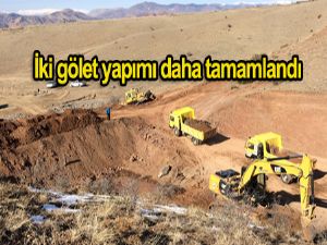 Büyükşehir bir ayda 2 gölet yaptı