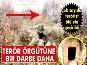 Terör örgütüne bir darbe daha. Çok sayıda terörist ölü ele geçirildi