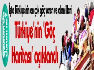 Türkiye'nin 'Göç Haritası' açıklandı