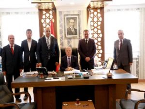 Başkan Sekmen'den Başkan Orhan'a ziyaret