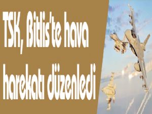 TSK, Bitlis'te hava harekatı düzenledi