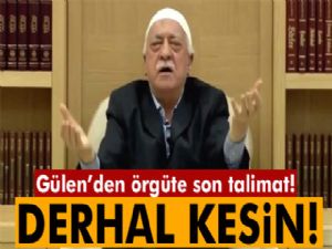 'Fethullah Gülen para yardımı için son talimatı verdi'
