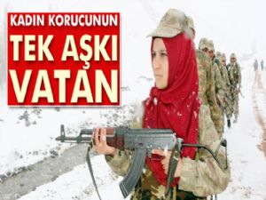 Şehit babasının bıraktığı silahı, koruculuk görevine başlayan kızı yemin ederek devraldı