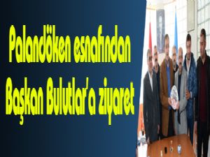 Palandöken esnafından Başkan Bulutlar'a ziyaret