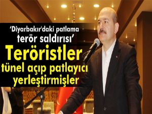 Süleyman Soylu: Diyarbakır'daki patlama terör saldırısı