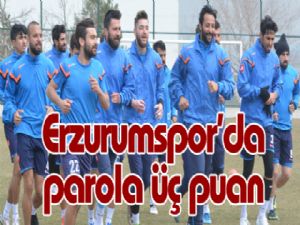 Erzurumspor'da parola üç puan