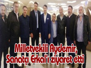 Milletvekili Aydemir, Sanatçı Erkal'ı ziyaret etti 