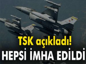 Kuzey Irak'taki terör hedeflerine hava harekatı düzenlendi