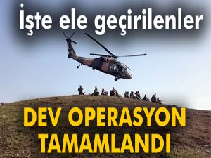 Dev operasyon tamamlandı...