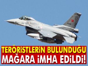 Saldırı hazırlığındaki teröristlerin bulunduğu mağara imha edildi