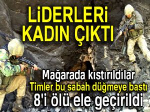 Tunceli'de dev operasyon: 8'i ölü, 16 terörist ele geçirildi